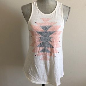 Lucky Brand Pale White Muscle Top